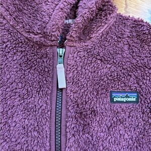 Patagonia Kids Sherpa Fleece Jacket - Burgundy